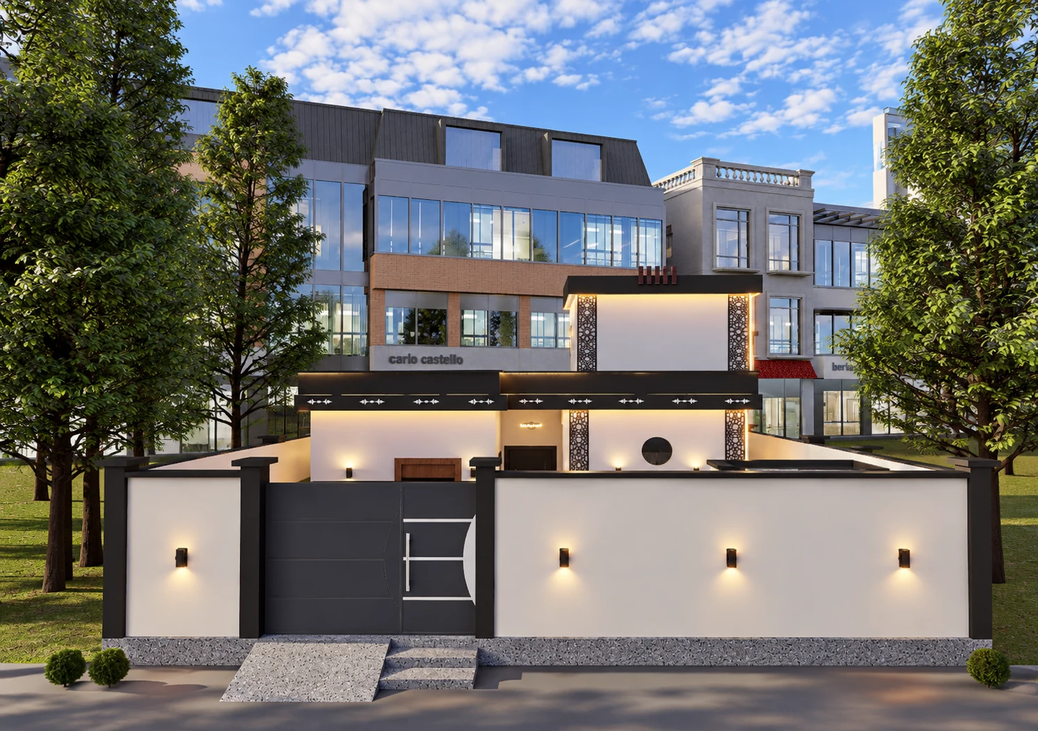 Contemporary residential project view 5